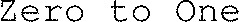 Zero to One_logo