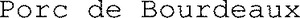 Porc de Bourdeaux_logo