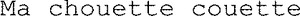 Ma chouette couette_logo