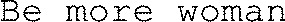 Be more woman_logo