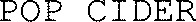 POP CIDER_logo