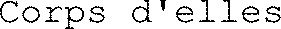 Corps d'elles_logo