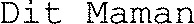 Dit Maman_logo