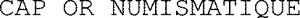 CAP OR NUMISMATIQUE _logo
