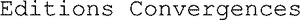 Editions Convergences_logo