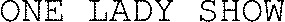 ONE LADY SHOW_logo