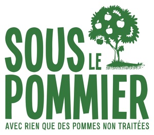 SOUS LE POMMIER AVEC RIEN QUE DES POMMES NON TRAITEES_logo