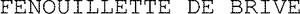 FENOUILLETTE DE BRIVE_logo