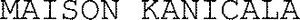 MAISON KANICALA_logo