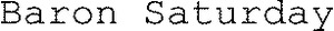 Baron Saturday_logo